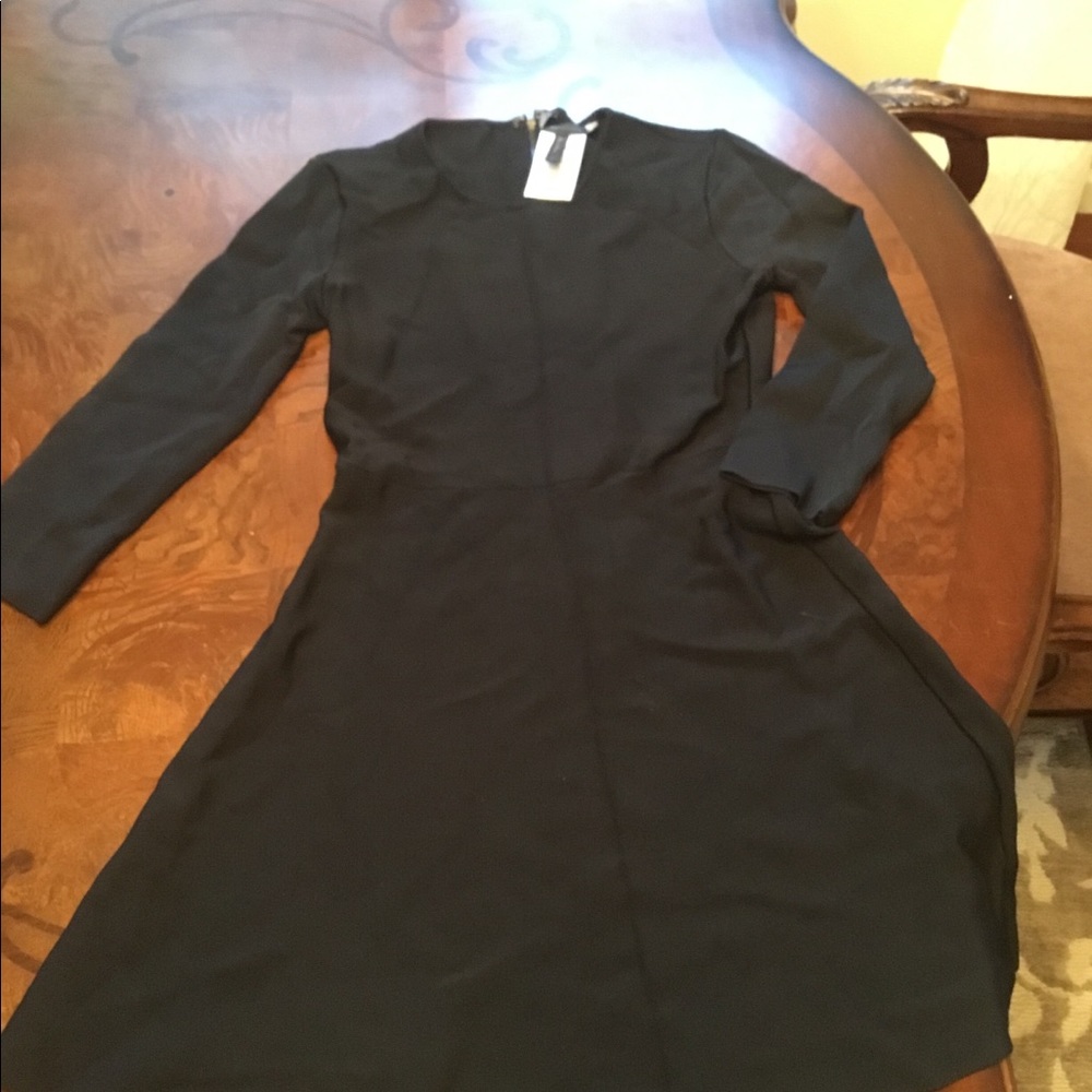 BcbgMAXAZRIA Black Peplum Dress